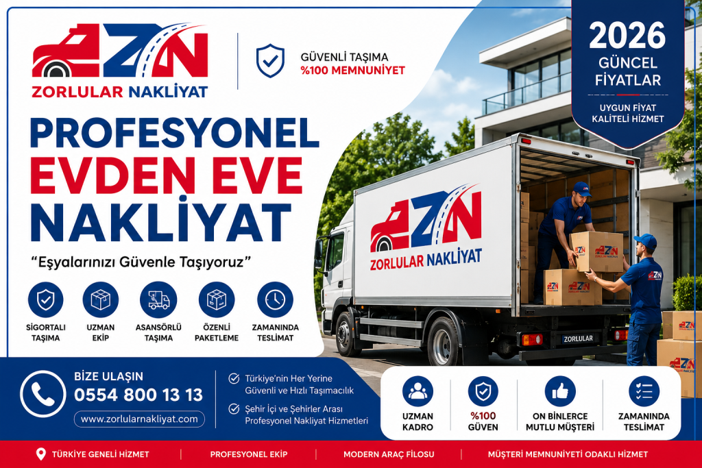 Evden Eve Nakliyat | Güvenli ve Profesyonel Taşımacılık