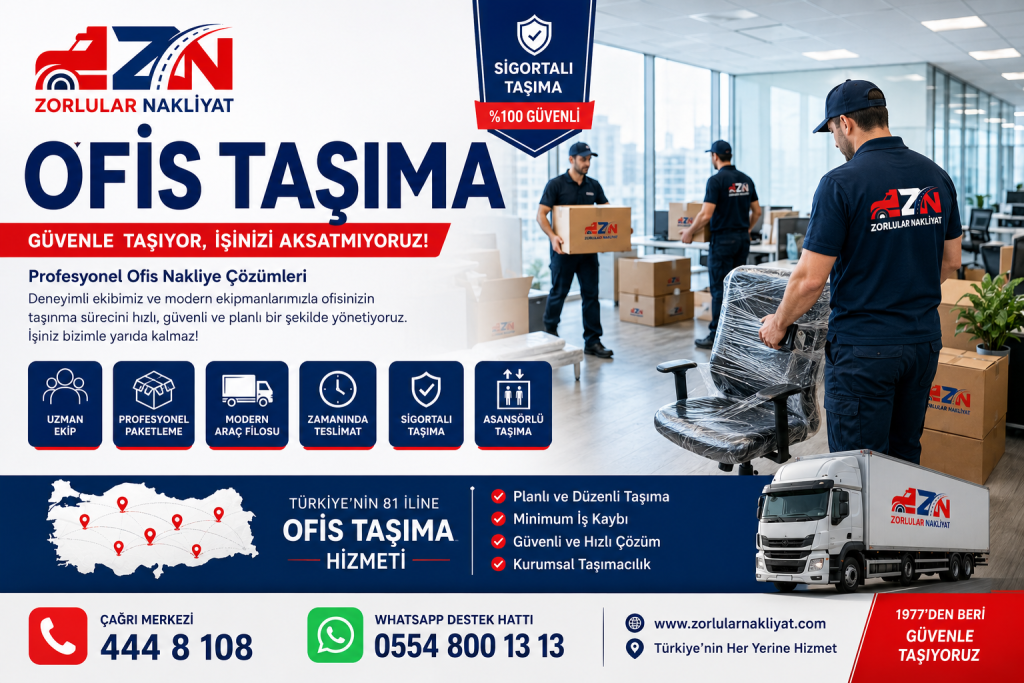 Ofis Taşıma | Sigortalı Ofis Nakliye Fiyatları