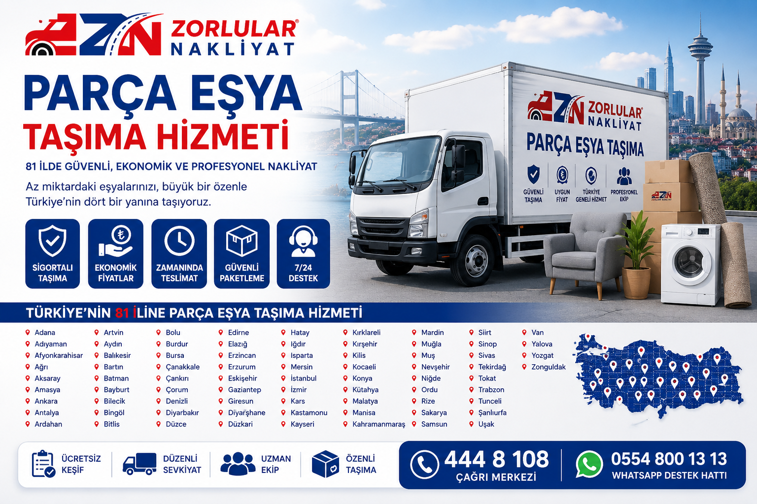 Parça Eşya Taşıma