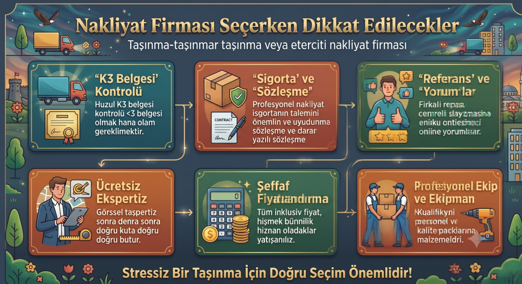 Nakliyat Firması Seçerken Dikkat Edilecekler